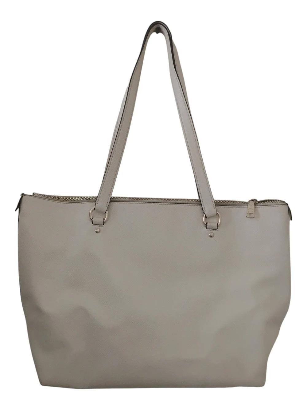 Coach Pebble Leather Tote Bag in Light Taupe